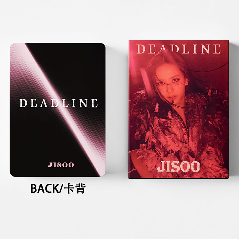 127 Unidades/Caixa BLACKPINK JISOO Photocard DEADLINE Álbum KPOP