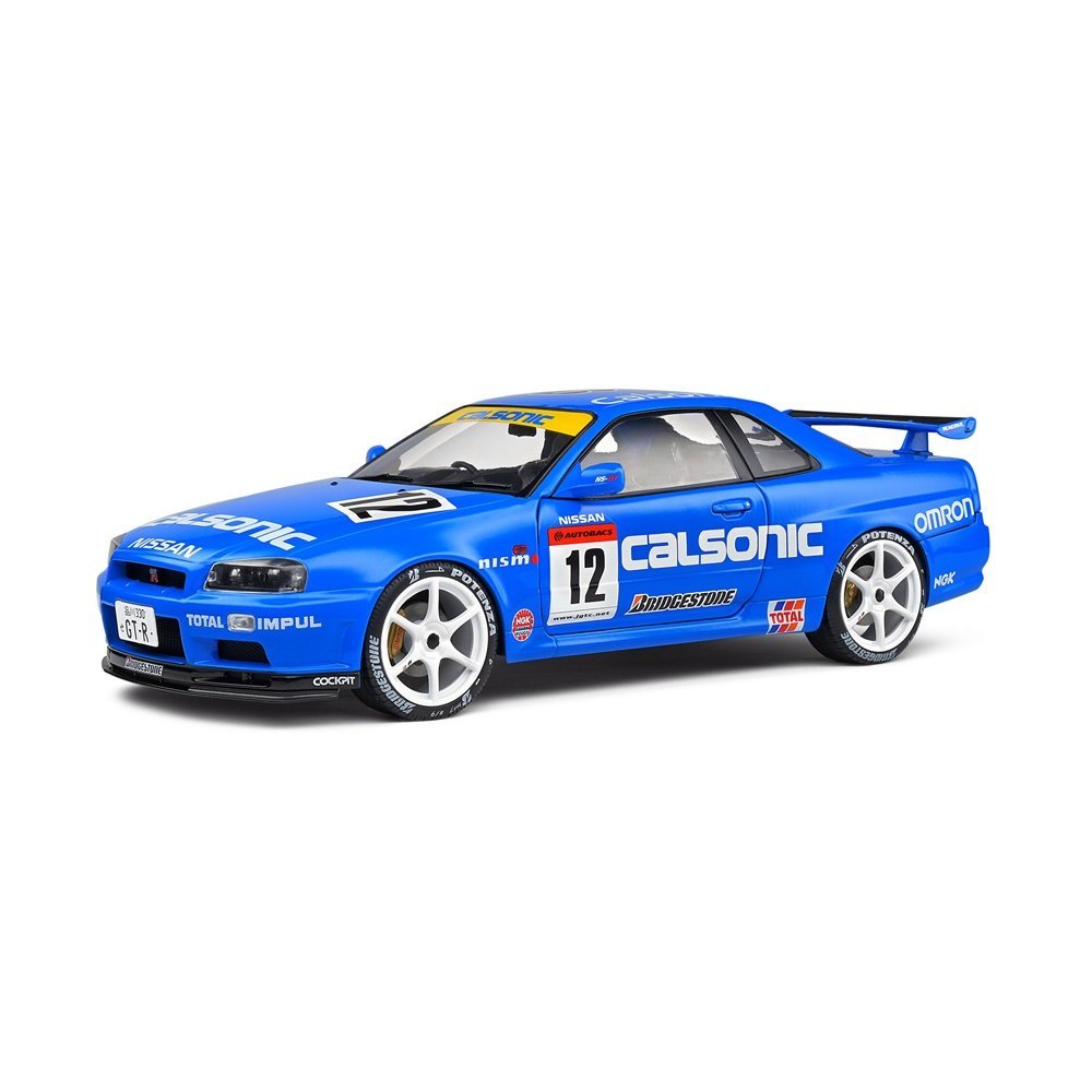 Miniatura Carro Nissan Skyline GT-R (R34) Street Fighter CALSONIC