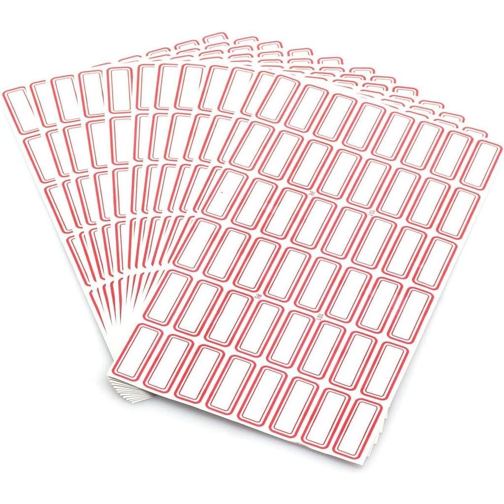 12 Sheet / 576pcs Self-Adhesive Label Stickers for Office Supply ...