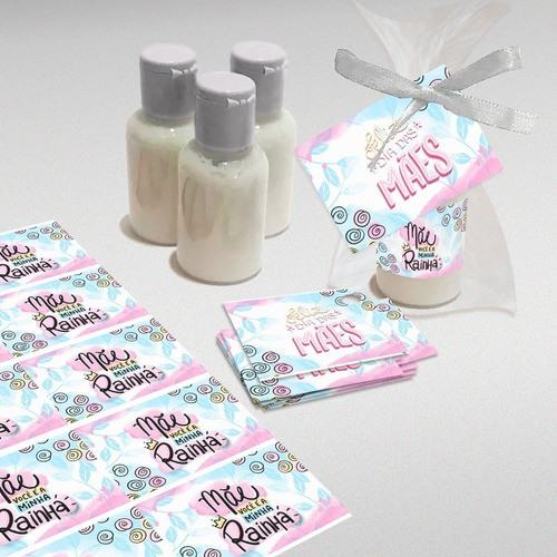 Kit 40 Lembrancinhas Hidratante Brindes Personalizados Dia Das Mães Mimo Cliente em Oferta na Shopee