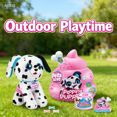 Pooping Puppies da , Pelúcia Surpresa de Cachorrinho, Pelúcias