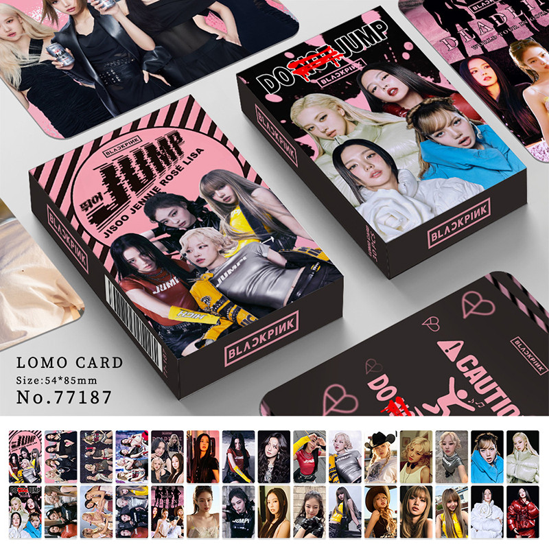 30 Unidades/Caixa BLACKPINK Photocards DEADLINE JUMP KPOP LISA