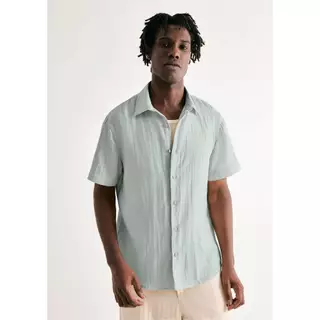 Camisa Masculina Regular Texturizada em Oferta na Shopee