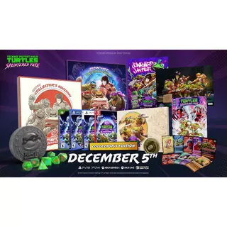 Teenage Mutant Ninja Turtles Splintered Fate Pipin Hot Collectors Edition PS5 Midia Fisica