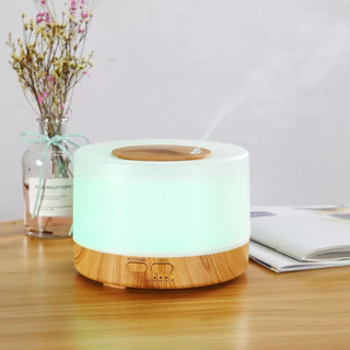 Difusor De Aromas Ultrassônico 500ml Umidificador Ar Madeira em Oferta na Shopee