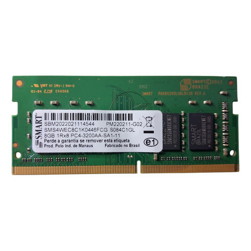 8 Gb De Memória Ram Ddr4 Smart - Pc4-3200aa-sa1-11 | Shopee Brasil