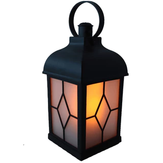 Luminaria Decorativa com Led Grande 10x25cm a pilhas (3 Pilhas AAA)