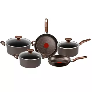 Jogo de Panelas Rochedo Expert 5 Peças Chocolate Revestimento Antiaderente em Oferta na Shopee