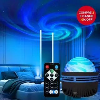 Projetor Estrela LED Rotativa Onda Oceânica e Nebulosa Luz Nocturna Romântica para Festa e Christmas Gift em Oferta na Shopee