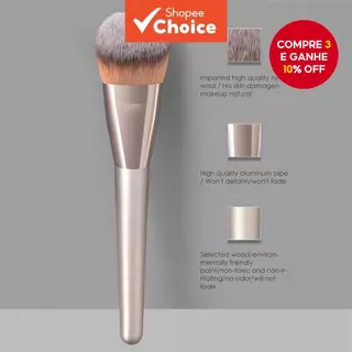 Pincel De Maquiagem Único Champanhe Grande Contorno De Blush De Alta Qualidade em Oferta na Shopee