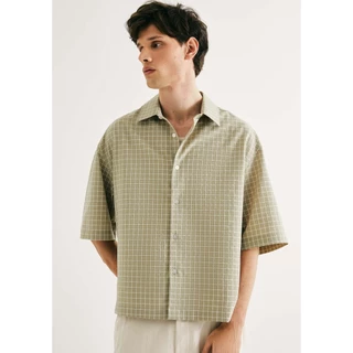 Camisa Masculina Fio Tinto Boxy em Oferta na Shopee