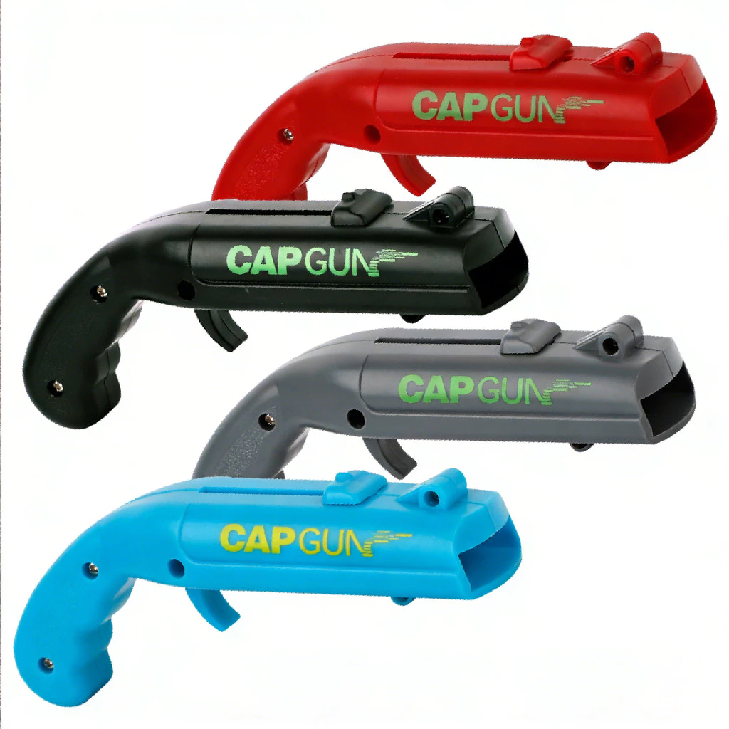 Abridor de Garrafa Cap Gun Criativo com Lançador de Tampinhas