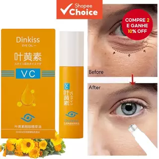 1 Peça/2 Peças Anti-Olheiras Sob Os Olhos Luteína Essência Para Óleo Requintado Rugas Da Pele Ao Redor em Oferta na Shopee