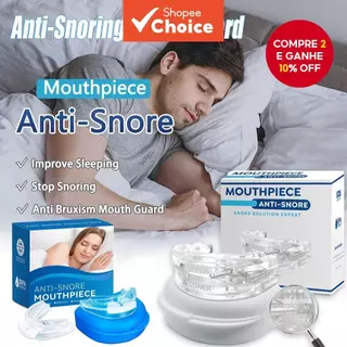 Protetor Bucal Ajustável Anti Ronco Dispositivo de Dormir Anti-Ronco Bruxismo Ronco Stopper Melhoria do Sono em Oferta na Shopee