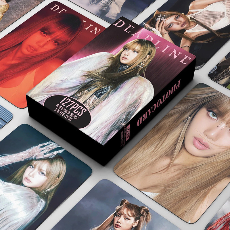 127 Pçs/Caixa BLACKPINK LISA Photocard DEADLINE Álbum KPOP LOMO