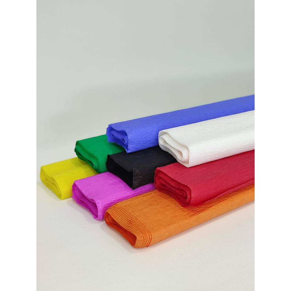 PAPEL CREPOM 48CM X 2M PACOTE COM 10 ROLOS | Shopee Brasil