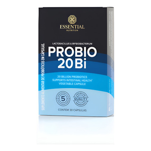 Probio 20bi Blend Probióticos (30 Cps) Essential Nutrition Sem Sabor ...