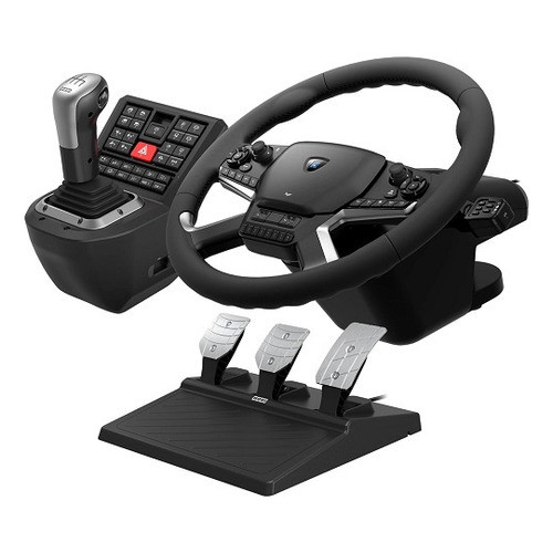 Volante Gamer Hori Hpc-044u Force Feedback Truck Preto