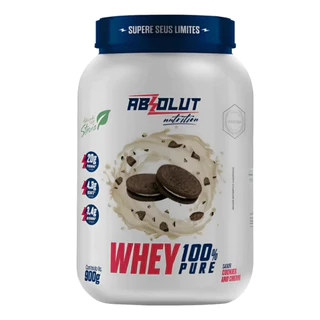 Whey Protein 100% Pure Concentrado Cookies 900g POTE - Absolut em Oferta na Shopee
