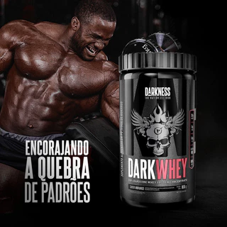 Whey Protein Concentrado Dark Whey 100% Chocolate Maltado - Darkness em Oferta na Shopee