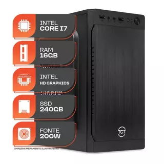 Computador Home Essential S, Intel Core i7, 16GB DE RAM, SSD 240GB em Oferta na Shopee