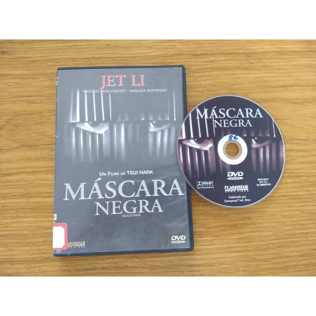 DVD MASCARA NEGRA - ORIGINAL | Shopee Brasil