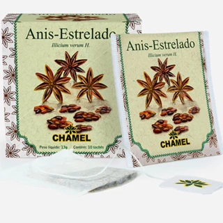 Sache Chá Anis Estrelado 13g - CHAMEL em Oferta na Shopee