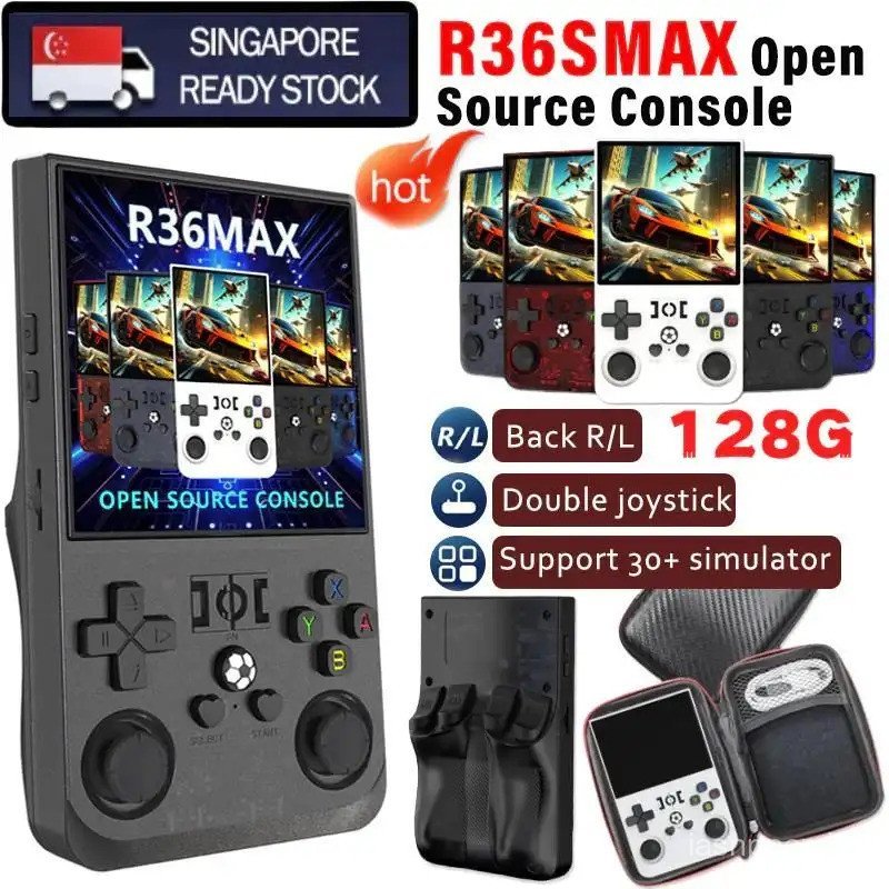 [SG] Open Source R36S MAX Handheld Game Console 4 Inch IPS Screen ...
