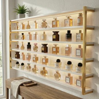 Expositor Perfumes Esmaltes - Modelo Industrial Várias Cores em Oferta na Shopee