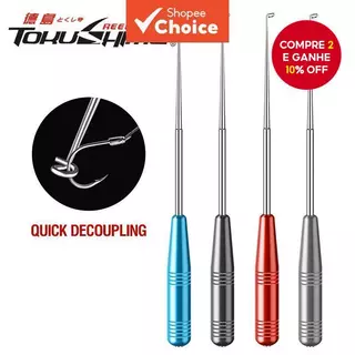 17.5cm Pesca Gancho Detacher Rápido Aço Inoxidável Anzol Extrator de Segurança em Oferta na Shopee