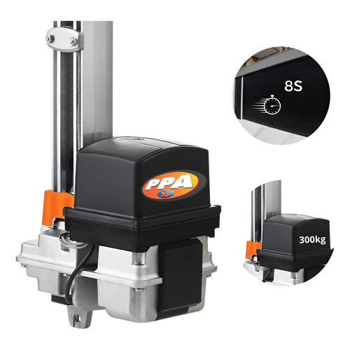 Motor Portão Basculante PPA BV Home Legero 300kg 1/4HP 8s Automatizador Residencial Rápido 220V