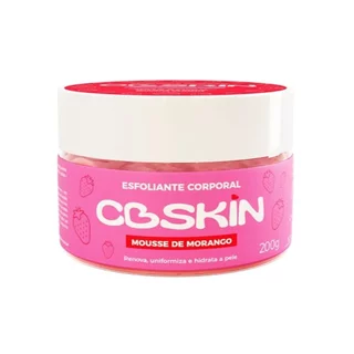 Esfoliante Corporal Cbskin Mousse De Morango 200g em Oferta na Shopee