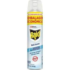 Inseticida Aerossol Raid Multi Insetos Aqua 420ml | Shopee Brasil