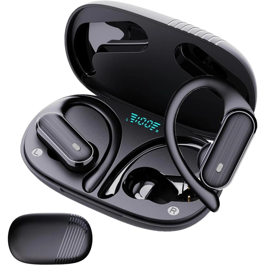Fones De Ouvido Esportivos Bluetooth 5.3 Com Gancho Para Uso Em ...