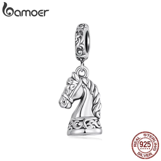 Bamoer 925 Prata Esterlina Charme Xadrez Pingente DIY Para Pulseira Presentes Mulheres em Oferta na Shopee