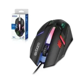MOUSE GAMER 4D FIGHTER USB LED RGB EXBOM MS-62