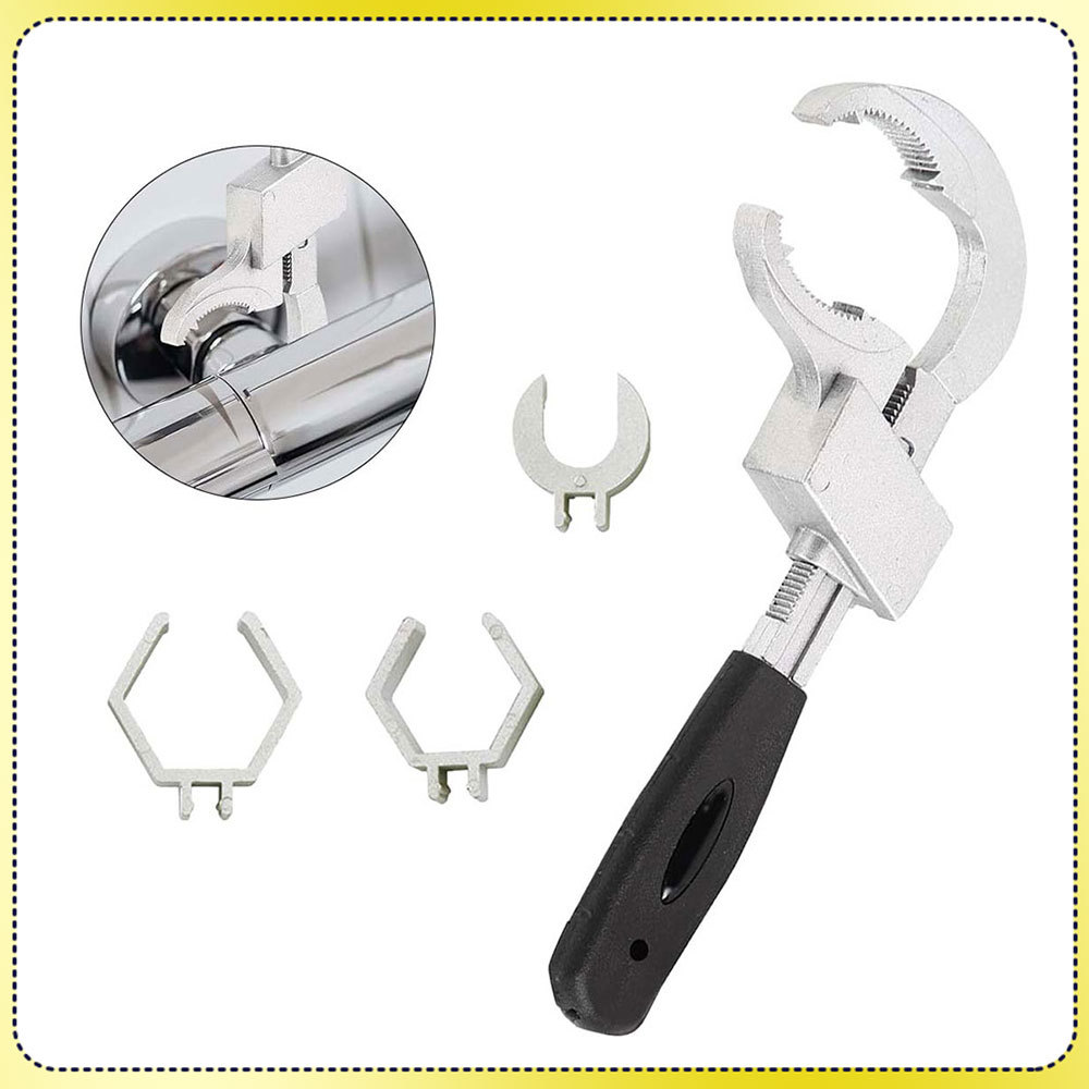 Chave para aerador de torneira Chave universal de duas pontas Chave ajustável Chave para pia Chave para banheiro