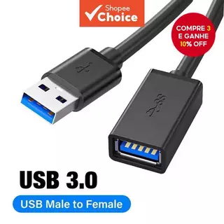 Divisor Usb 3.0 Cabo De Extensão Macho Para Fêmea 5Gbps Extensor De Dados PC Portátil U Disk TV Inteligente vga Tipo c