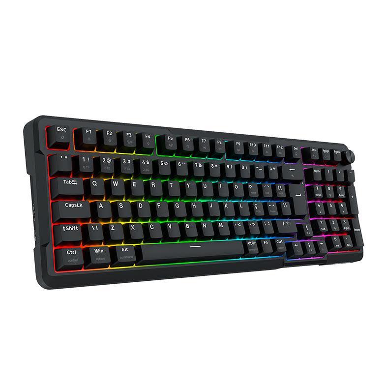 Teclado Mecanico Redragon Arlokks, RGB, ABNT2, Switch RPC Linear