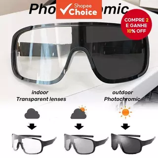 Óculos Fotocromáticos Unissex Para Ciclismo – Leves Mountain Bike , Corrida De Trilhas E Deslocamento Urbano ​ em Oferta na Shopee