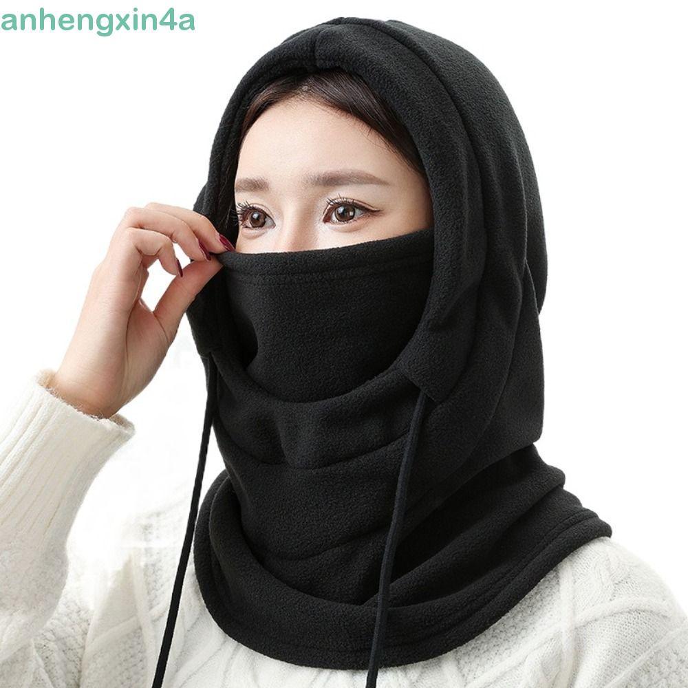 Chapéu Balaclava De Lã ANHENGXIN , Gorros Com Capuz De Máscara