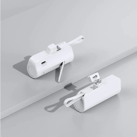 Foto da oferta Shopee: mini power bank branco YC-01 de 10.000 mAh