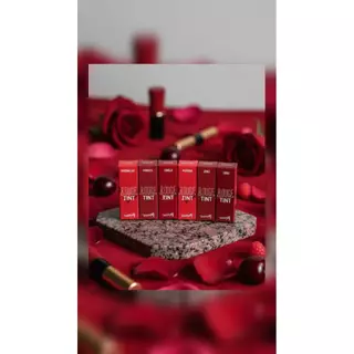 Batom Liquido Rouge Tint Luisance - 6 Tons, Matte Hidratado, Longa Duraçao, Textura Aveludada em Oferta na Shopee