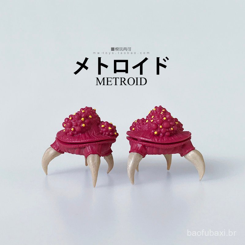 Novo Modelo de Brinquedo Metroid Alienígena Água-viva em Massa Ornamento de Mesa B9AA