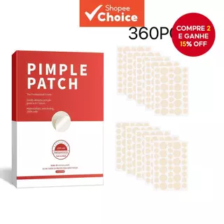 360 peças adesivos contra acne cor bege claro redondos para homens e mulheres. em Oferta na Shopee