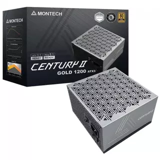 Fonte Montech Century II 1200W, 80 Plus Gold, Cybenetics Platinum, PCIe 5.1, PFC Ativo, Full Modular, Cinza em Oferta na Shopee