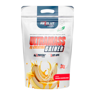Hipercalórico Banana Caramelizada 3kg - ABSOLUT em Oferta na Shopee