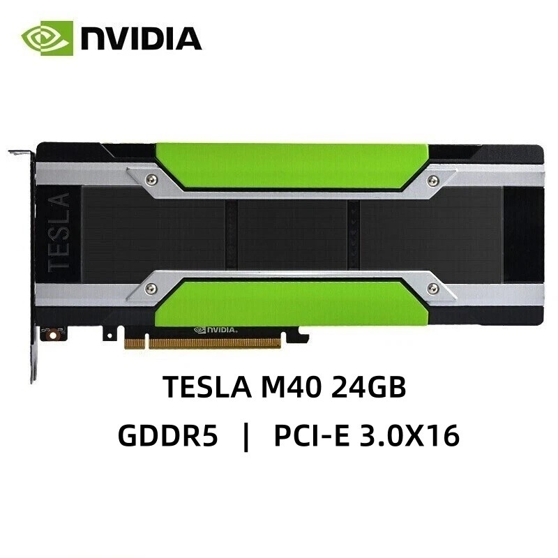 NVIDIA Tesla M40 24GB グラフィックボード NVIDIA TESLA M40 24GB GDDR5 GPU Placa De Computação PCI-E 3.0X16