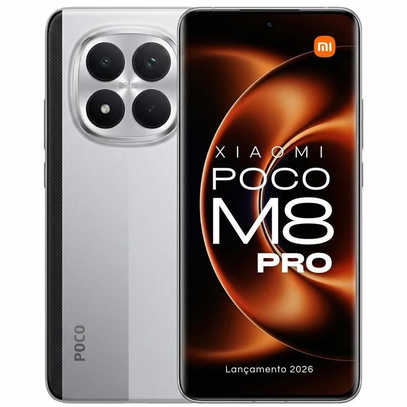 Celular POCO M8 Pro 5G 256GB ou 512GB AMOLED 120Hz Snapdragon 7s