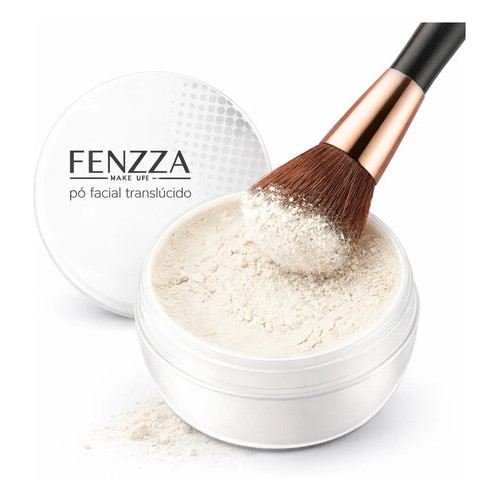 Pó Translúcido Base Facial Solto Fenzza Selar Maquiagem | Shopee Brasil